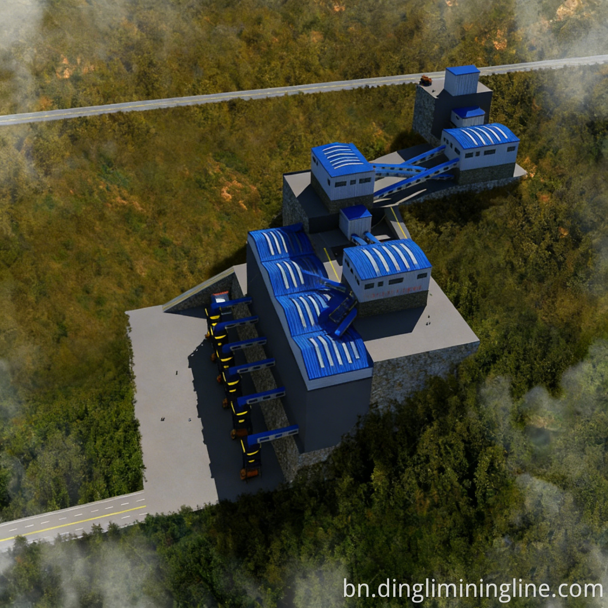 Secondary Crushing Stone Production Line